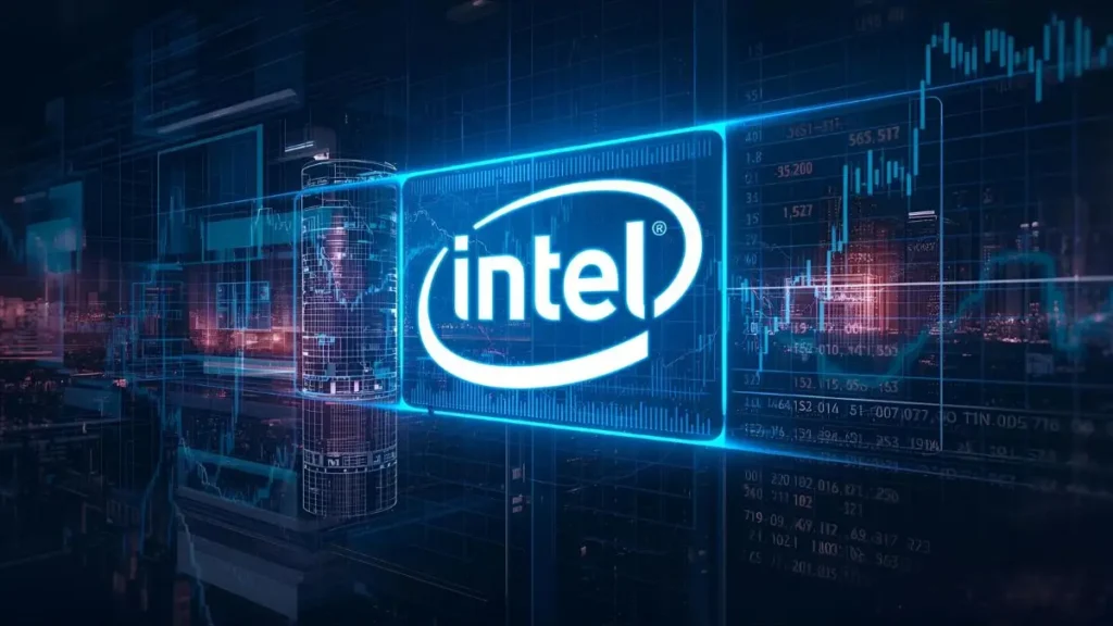 Intel stock today