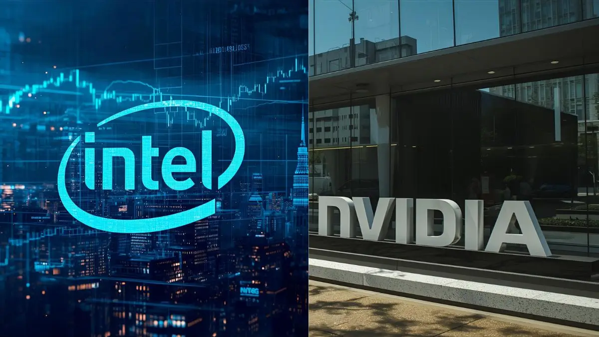 Intel stock today