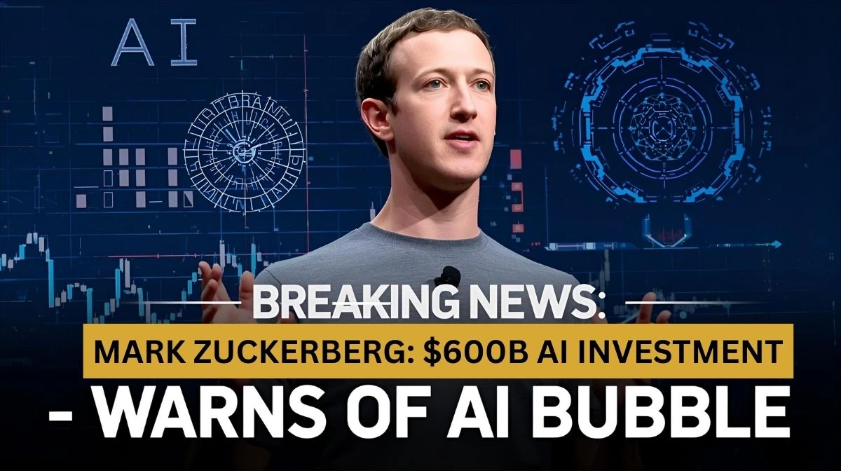 Mark Zuckerberg Warns of AI Bubble While Pledging $600B Investment in Super intelligence